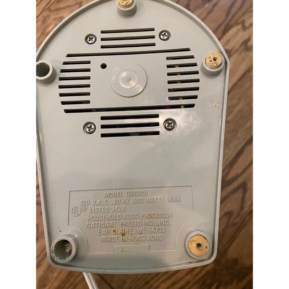 Vintage Presto Minnie Max Compact Food processor Tested EUC - Picture 5 of 5